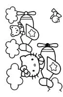 Hello Kitty kleurplaat 19